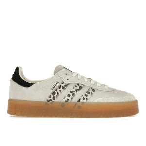 adidas �A�f�B�_�X ���f�B�[�X �X�j�[�J�[ �yadidas Sambae Leopard Off White (Women's)�z �T�C�Y US_9(26.0cm) Off White/Cream White/Core Black