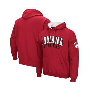 RVA Y p[J[EXEFbgVc AE^[ Men's Crimson Indiana Hoosiers Double Arch Pullover Hoodie Crimson