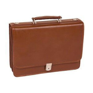 }N[ Y obNpbNEbNTbN obO Lexington Flapover Double Compartment Briefcase Brown