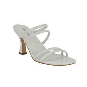 JoNC fB[X T_ V[Y Women's Jayla Strappy Slip-On Sandals White Patent