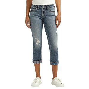 �V���o�[�W�[���Y ���f�B�[�X �f�j���p���c �{�g���X Suki Mid Rise Americana Capri Indigo