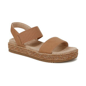 \EjgCU[ fB[X T_ V[Y Women's Diana Flatform Sandals Cookie Dough Faux Nubuck