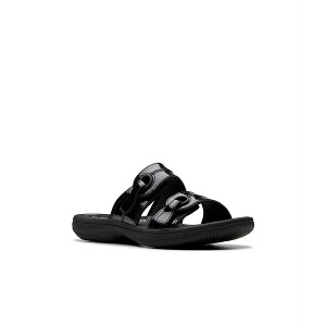 N[NX fB[X T_ V[Y Cloudsteppers Women's Breeze Maye Slip-On Sandals Black Patent