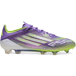 adidas �A�f�B�_�X �����Y �X�j�[�J�[ �yadidas F50 Elite FG Radiant Blaze Pack�z �T�C�Y US_M_4 Purple Rush/Cloud White/Lucid Lemon