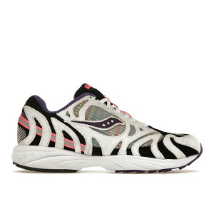 Saucony �T�b�J�j�[ �����Y �X�j�[�J�[ �ySaucony Grid Azura 2000 Neon�z �T�C�Y US_7.5(25.5cm) White/Black-Neon