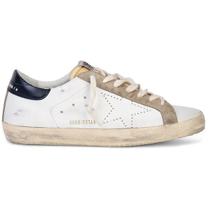 Golden Goose S[fO[X Y Xj[J[ yGolden Goose Super-Star White Navy Blue Heel Tabz TCY US_7(25.0cm) White/Blue