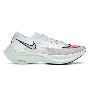 Nike �i�C�L �����Y �X�j�[�J�[ �yNike ZoomX Vaporfly Next% White Hyper Jade Flash Crimson�z �T�C�Y US_12.5(30.5cm) White/Black-Hyper Jade-Flash Crimson