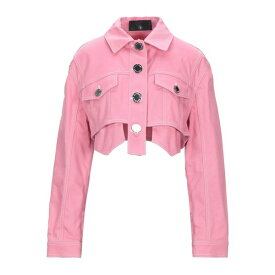 【送料無料】 バルマン レディース ジャケット＆ブルゾン アウター Denim outerwear Pink