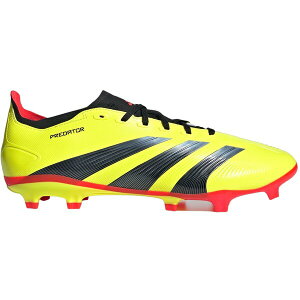 adidas �A�f�B�_�X �����Y �X�j�[�J�[ �yadidas Predator 24 League Low FG Team Solar Yellow Core Black Solar Red�z �T�C�Y US_12.5(30.5cm) Team Solar Yellow 2/Core Black/Solar Red