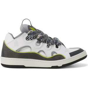 Lanvin �����o�� �����Y �X�j�[�J�[ �yLanvin Leather Curb White Grey�z �T�C�Y EU_35(20.0cm) White/Grey