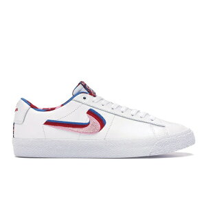 Nike �i�C�L �����Y �X�j�[�J�[ �yNike SB Blazer Low Parra�z �T�C�Y US_7(25.0cm) White/Multi-Color