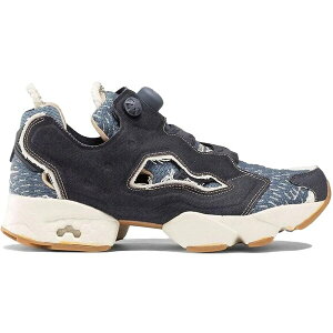Reebok ���[�{�b�N �����Y �X�j�[�J�[ �yReebok Instapump Fury 94 Obsidian Sashiko�z �T�C�Y US_11(29.0cm) Black/Blue
