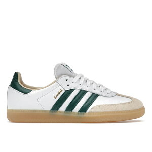 adidas �A�f�B�_�X �����Y �X�j�[�J�[ �yadidas Samba OG Cloud White Collegiate Green Gum�z �T�C�Y US_M_13.5 Cloud White/Collegiate Green/Gum