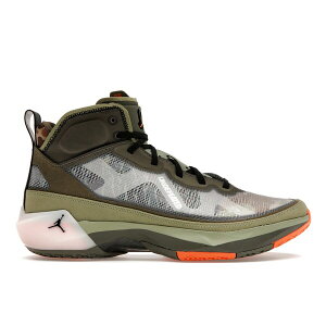 Jordan �W���[�_�� �����Y �X�j�[�J�[ �yJordan 37 Undefeated�z �T�C�Y US_M_4.5 Olive/Orange/Khaki