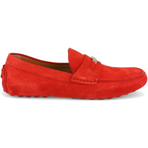 Ferragamo �t�F���K�� �����Y �X�j�[�J�[ �yFerragamo Grenoble Suede Drivers Red�z �T�C�Y US_10(28.0cm) Red