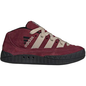 adidas �A�f�B�_�X �����Y �X�j�[�J�[ �yadidas Adimatic Mid Maroon Wonder Beige Core Black�z �T�C�Y US_M_4.5 Maroon/Wonder Beige/Core Black