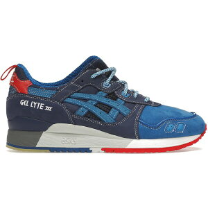 ASICS �A�V�b�N�X �����Y �X�j�[�J�[ �yASICS Gel-Lyte III mita sneakers 25th Anniv. Trico�z �T�C�Y US_9.5(27.5cm) Navy/Blue-Red-White