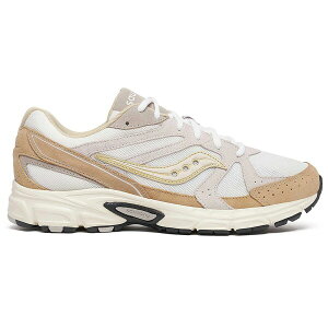 Saucony �T�b�J�j�[ �����Y �X�j�[�J�[ �ySaucony Grid Ride Millennium Suede White Sand�z �T�C�Y US_7.5(25.5cm) White/Sand