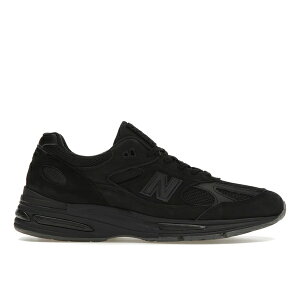New Balance �j���[�o�����X �����Y �X�j�[�J�[ �yNew Balance 991v2 MiUK Stone Island Ghost Pack Black�z �T�C�Y US_10.5(28.5cm) Black/Black