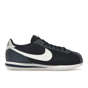 Nike �i�C�L ���f�B�[�X �X�j�[�J�[ �yNike Cortez Nylon Midnight Navy White (Women's)�z �T�C�Y US_6(23.0cm) Midnight Navy/White