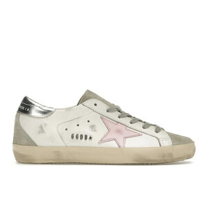 Golden Goose �S�[���f���O�[�X ���f�B�[�X �X�j�[�J�[ �yGolden Goose Super-Star Ice White Orchid Pink (Women's)�z �T�C�Y US_6(23.0cm) Ice White/Orchid Pink