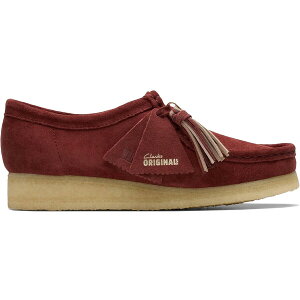 Clarks �N���[�N�X ���f�B�[�X �X�j�[�J�[ �yClarks Originals Wallabee Deep Red (Women's)�z �T�C�Y US_9(26.0cm) Deep Red