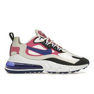 Nike �i�C�L ���f�B�[�X �X�j�[�J�[ �yNike Air Max 270 React Summit White (Women's)�z �T�C�Y US_7.5(24.5cm) Black/Summit White/Hyper Blue/Cosmic Fuschia