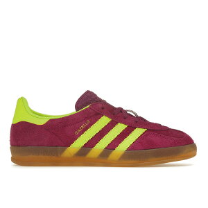 adidas �A�f�B�_�X ���f�B�[�X �X�j�[�J�[ �yadidas Gazelle Indoor Shock Purple (Women's)�z �T�C�Y US_W_11 Shock Purple/Yellow/Gum