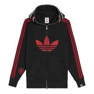 adidas AfB_X Y Xj[J[ yadidas x BAPE SSTR Pack Jacket 'Black Red' JN7119z TCY US_M_S