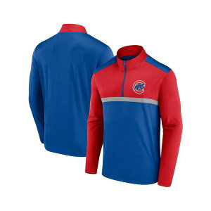 �t�@�i�e�B�N�X �����Y �p�[�J�[�E�X�E�F�b�g�V���c �A�E�^�[ Men's Royal Chicago Cubs Unstoppable Quarter-Zip Top Royal
