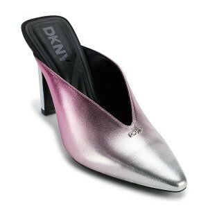 _i L j[[N fB[X pvX V[Y Women's Cadena Slip On Mule Pumps Rose and Silver