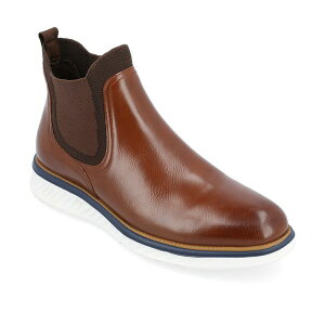 @Z Jpj[ Y u[c V[Y Men's Hartwell Tru Comfort Foam Pull-On Round Toe Chelsea Boot Brown