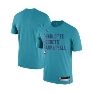 �W���[�_�� �����Y �V���c �g�b�v�X Men's Teal Charlotte Hornets 2023/24 Sideline Legend Performance Practice T-shirt Teal