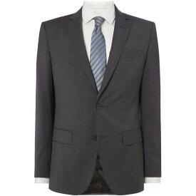 【送料無料】 ボス メンズ ジャケット＆ブルゾン アウター Slim Fit Plain Suit Jacket Charcoal