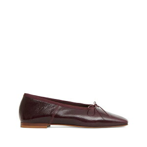 �}���X�[���K�u���G�� ���f�B�[�X �T���_�� �V���[�Y Dream square-toe ballet flats Red