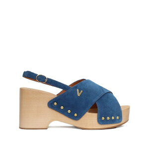 ���B�A���[�}15 ���f�B�[�X �T���_�� �V���[�Y Crossover studded sandals Blue