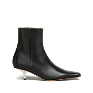 �}���j ���f�B�[�X �u�[�c �V���[�Y Heeled leather ankle boots Black
