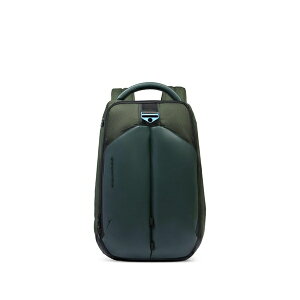 �s�[�N�A�h�� �����Y �o�b�N�p�b�N�E�����b�N�T�b�N �o�b�O Leather-paneled backpack Green