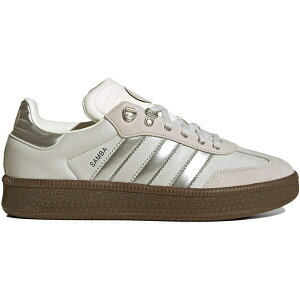 adidas �A�f�B�_�X �����Y �X�j�[�J�[ �yadidas Samba XLG Off White Silver Metallic�z �T�C�Y US_8.5(26.5cm) Grey One/Off White/Silver Metallic