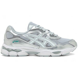 ASICS �A�V�b�N�X �����Y �X�j�[�J�[ �yASICS Gel-NYC Silver Piedmont Grey White Aqua�z �T�C�Y US_9.5(27.5cm) Piedmont Grey/White