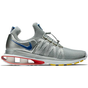 Nike �i�C�L �����Y �X�j�[�J�[ �yNike Shox Gravity Metallic Silver Siren Red Gym Blue�z �T�C�Y US_9(27.0cm) Metallic Silver/White-Siren Red-Gym Blue