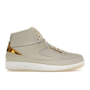 Jordan �W���[�_�� �����Y �X�j�[�J�[ �yJordan 2 Retro Quai 54�z �T�C�Y US_7(25.0cm) Light Bone/White-Metallic Gold