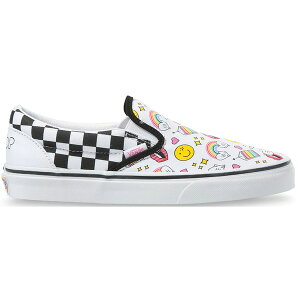 Vans �o���Y �����Y �X�j�[�J�[ �yVans Classic Slip-On Flour Shop�z �T�C�Y US_5.5(23.5cm) Icons/Checkerboard