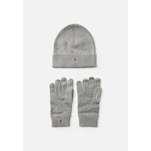 g~[ qtBK[ Y Xq ANZT[ FLAG BEANIE & GLOVE SET UNISEX - Gloves - mid grey heather