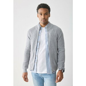 �s�A ���� �����Y �j�b�g&�Z�[�^�[ �A�E�^�[ Cardigan - mid grey melange