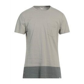 【送料無料】 オールバー ブラウン メンズ Tシャツ トップス T-shirts Grey
