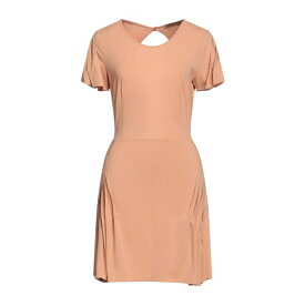 【送料無料】 バビロン レディース ワンピース トップス Mini dresses Apricot