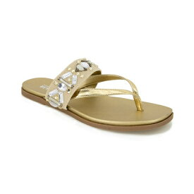 ケネスコール レディース サンダル シューズ Women's Winni Flat Sandals Soft Gold