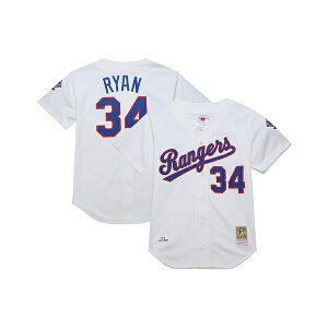�~�b�`�F��&�l�X �����Y �V���c �g�b�v�X Men's Nolan Ryan Nolan Ryan White Texas Rangers 1993 Cooperstown Collection Authentic Jersey White