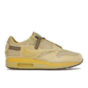 Nike �i�C�L �����Y �X�j�[�J�[ �yNike Air Max 1 Travis Scott Cactus Jack Saturn Gold�z �T�C�Y US_6(24.0cm) Saturn Gold/Tea Tree Mist/Tent